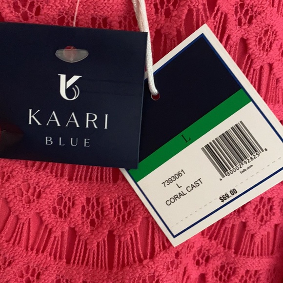 Kaari Blue sleeveless Pink tank, Size L, NWT - Picture 2 of 9